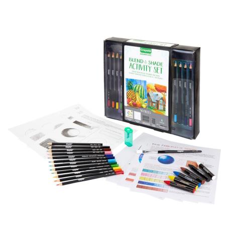 Crayola Signature Blend & Shade 40 Piece Activity Set £12.99